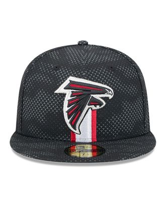 Men's Black Atlanta Falcons 2024 Sideline 59FIFTY Fitted Hat