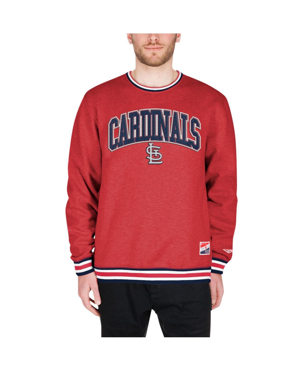 Shop New Era Men's Red St. Louis Cardinals Father's Day Pullover Sweatshirt