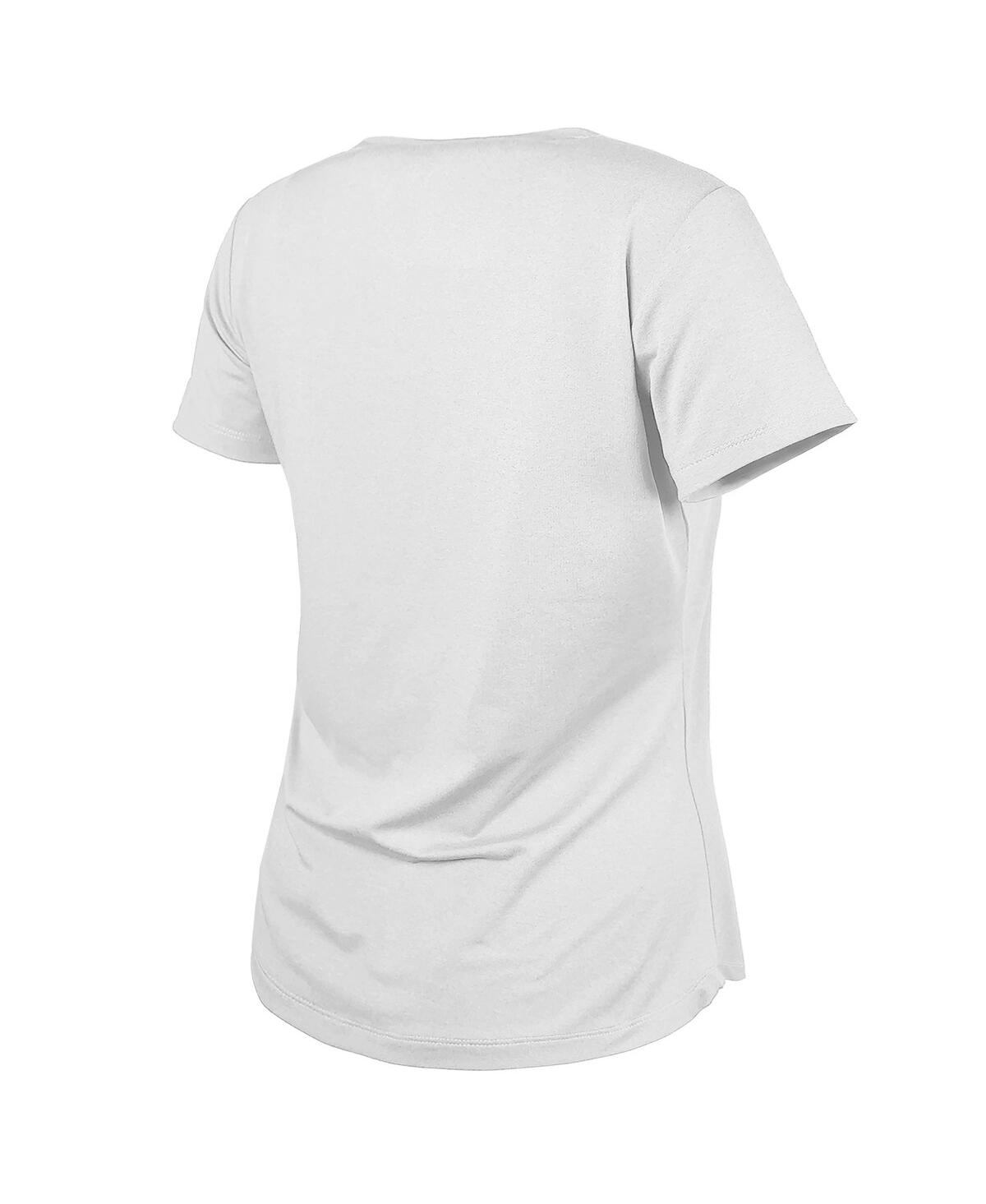 NEW ERA WOMEN'S WHITE NEW YORK JETS NY LOGO T-SHIRT 