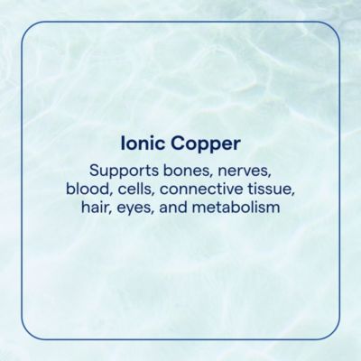 Liquid Ionic Copper 3 mg Dietary Supplement | Antioxidant Enzyme | Supports Blood Health, Bones, Nerves, and Metabolism | 2 fl oz, 48 Servings
