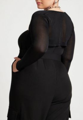 Women's Plus Size Fine Knit Bolero