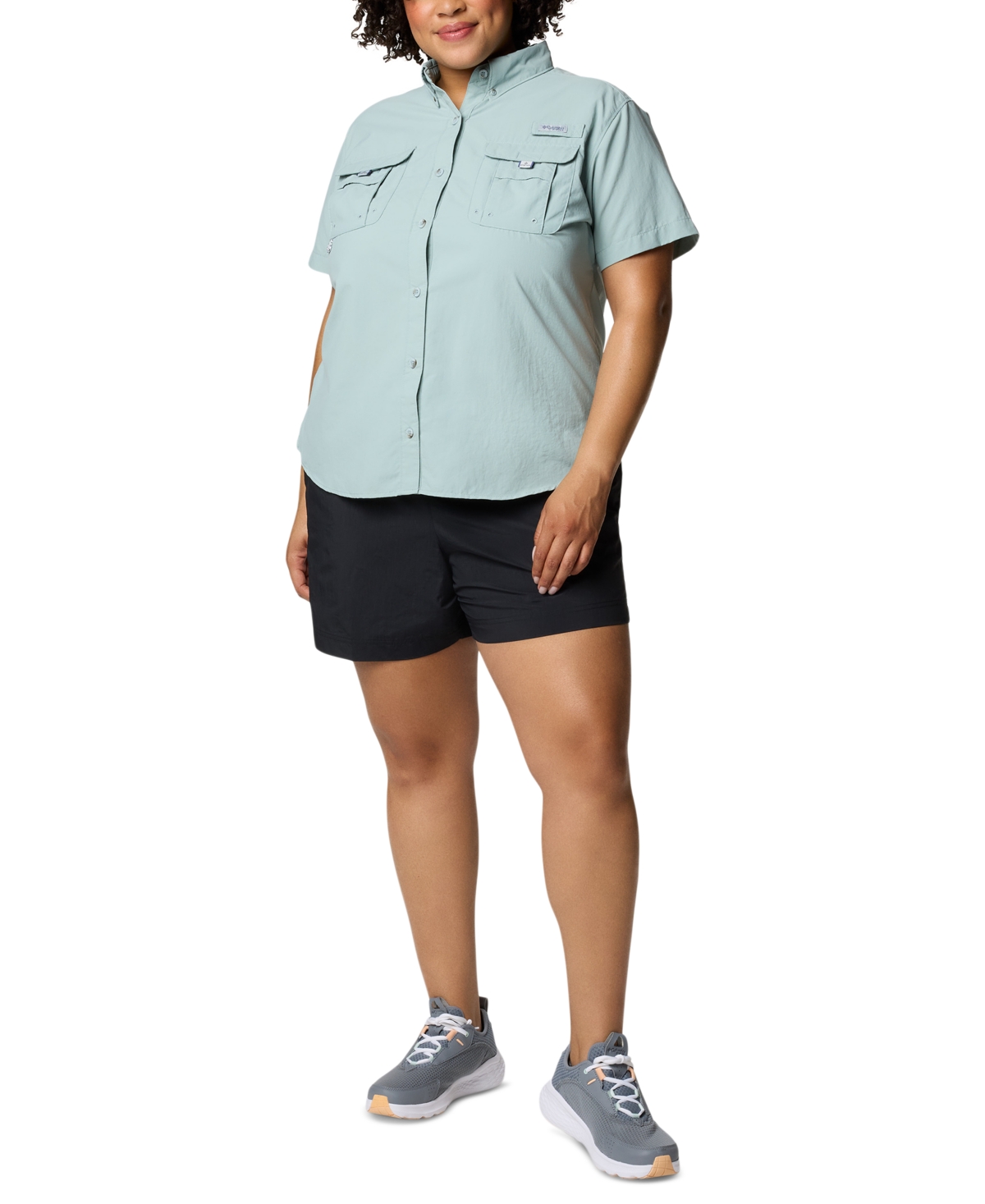 Columbia Plus Size Backcast Ii Mid-Rise Water Shorts