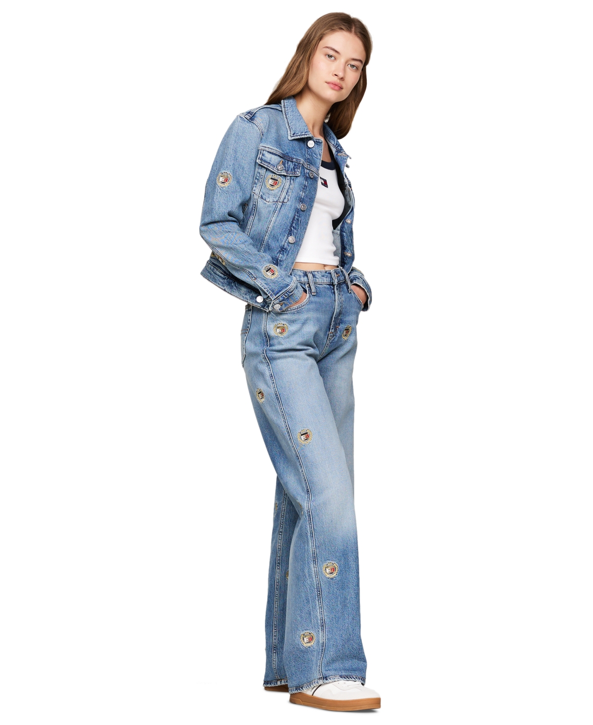 Tommy Jeans Women's Izzie Slim Crest Denim Jacket