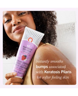 KP Bump Eraser Body Scrub With 10% AHA - Fresh Strawberry, 8 oz.