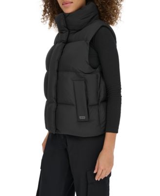 Women's Stand Collar Puffer Vest