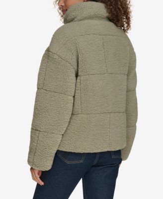 Women's Short Sherpa Teddy Jacket