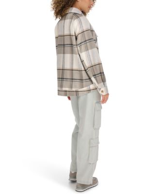 Women's Wool Blend Shirt Jacket