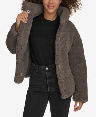 Women's Short Sherpa Teddy Jacket