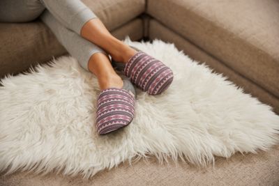 Women's Laidback Slipper Artisan Woven Indoor Closed Heel House Shoes