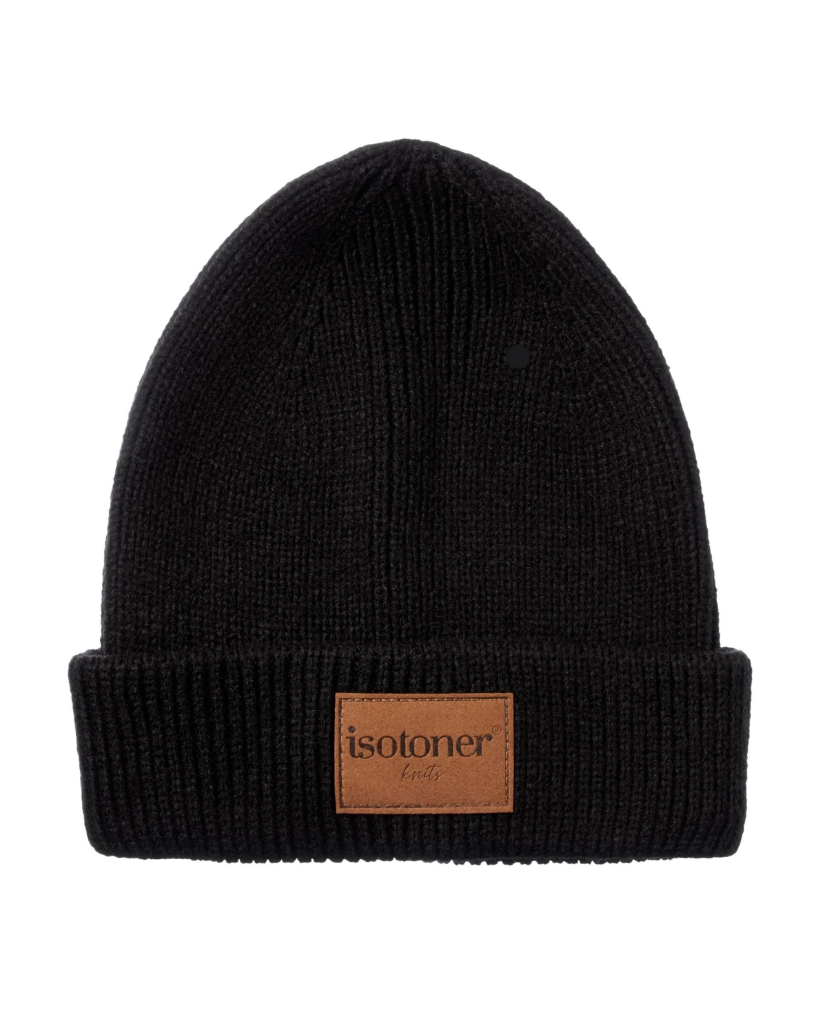 Isotoner Signature Men's Smartdri Knit Beanie In Black