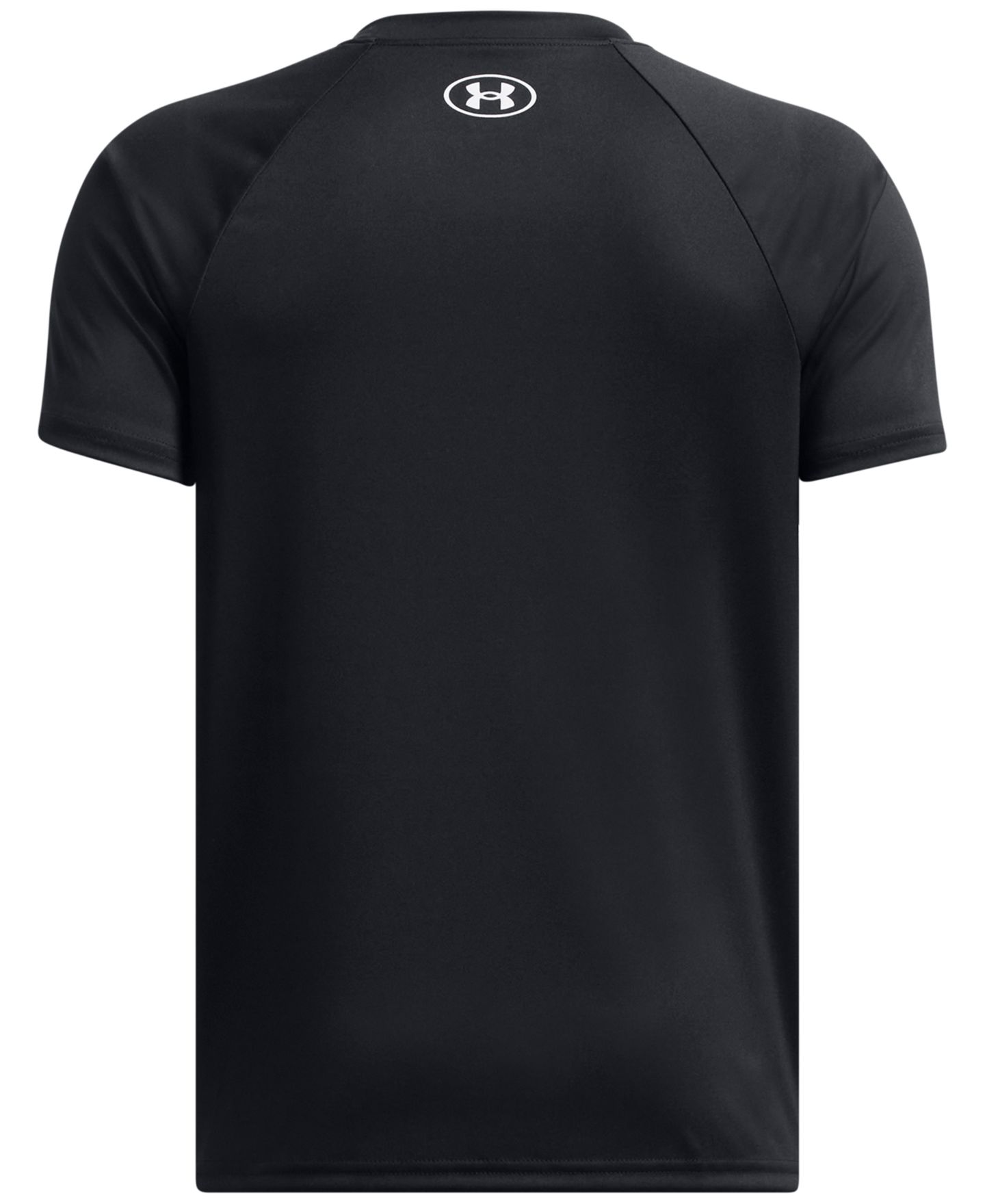 Футболка Under Armour Tech Hybrid Print Logo Graphic Short-Sleeve T-Shirt для мальчиков, цвет: Чёрный — фото 2