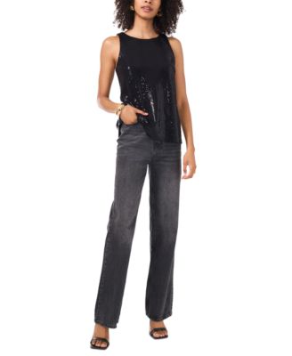 Women's Sequin Sleeveless Top