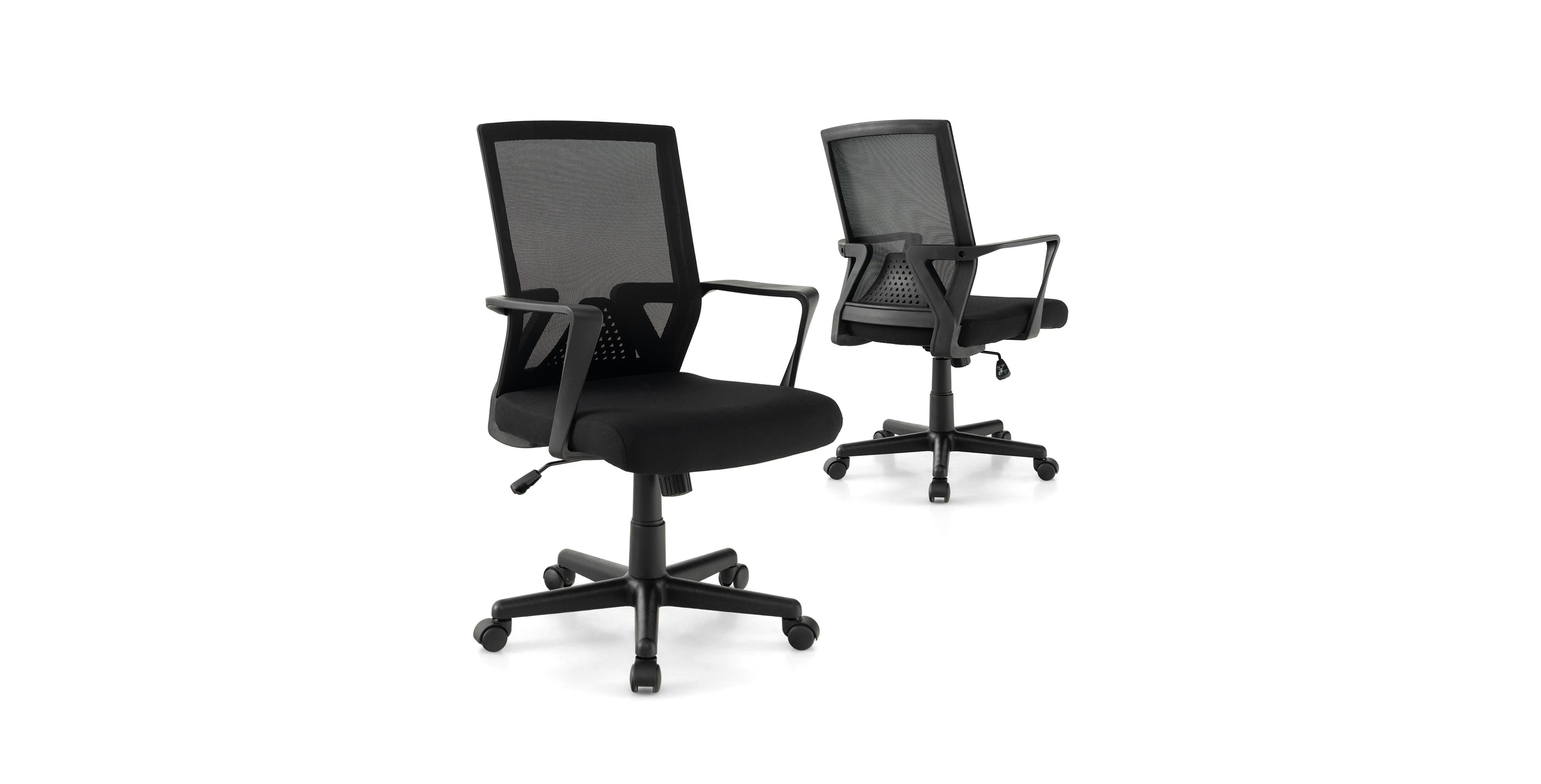Sugift Ergonomic Desk Chair with Lumbar Support and Rocking Function