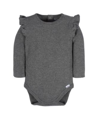 Onesies Baby Girls Long Sleeve Bodysuits, 2-pack