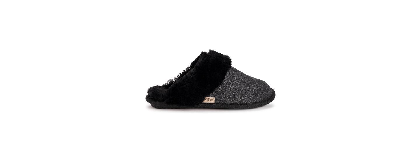 Женские тапочки MUK LUKS Angled Sparkle Scuff Slipper, цвет: Разноцветный — фото 3