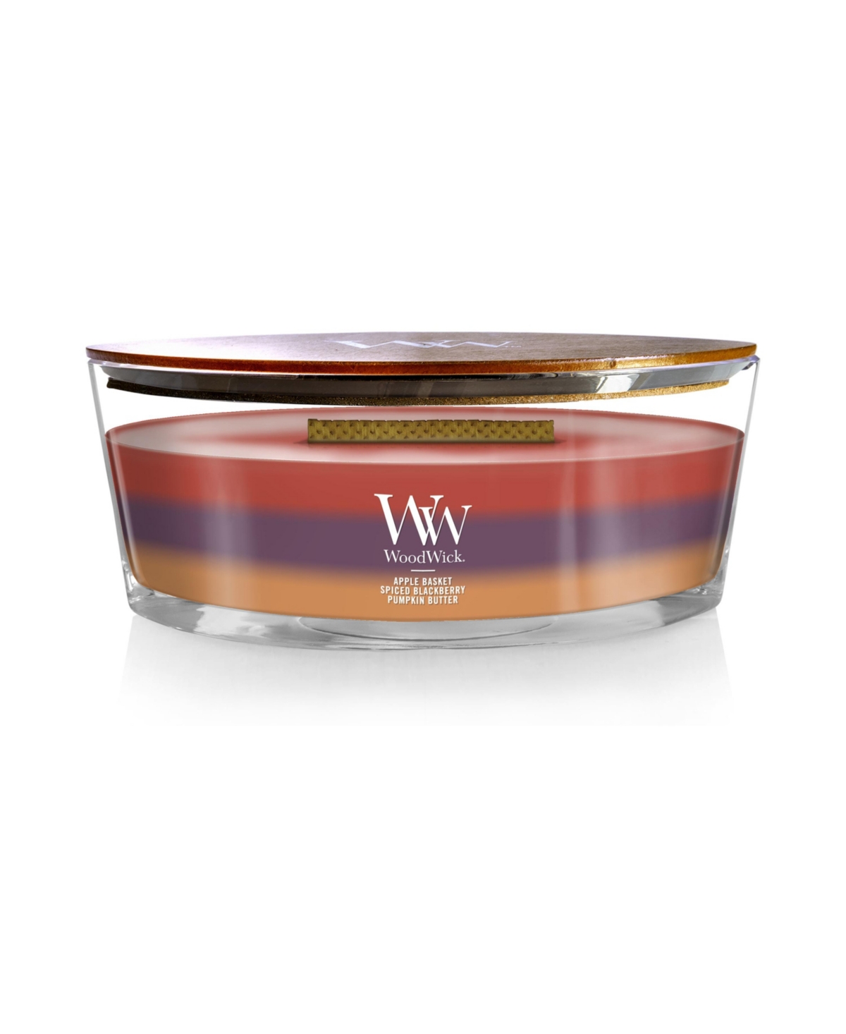 WoodWick Autumn Harvest Trilogy Ellipse Candle, oz.