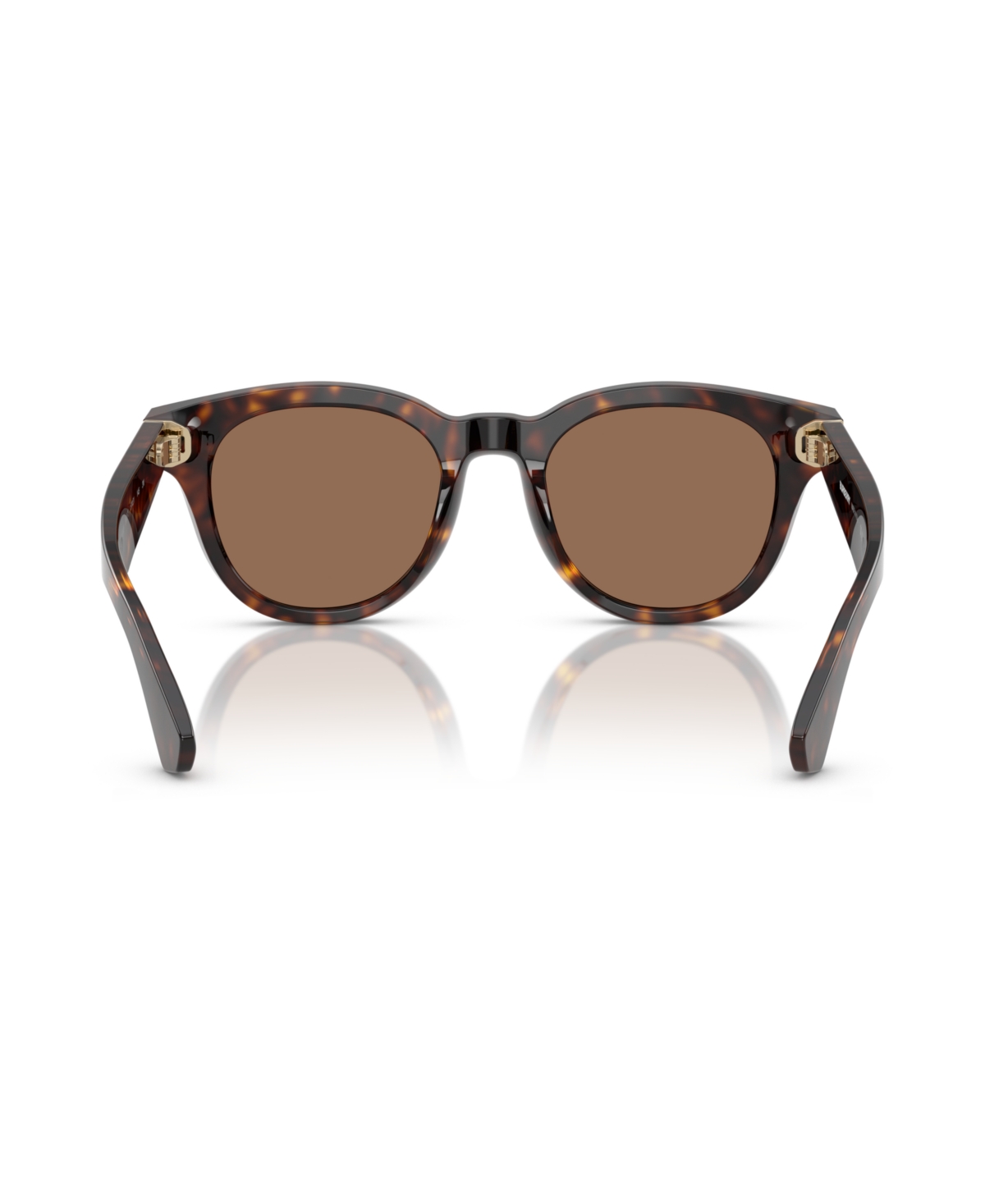 Burberry Geometric Frame Sunglasses In Havana