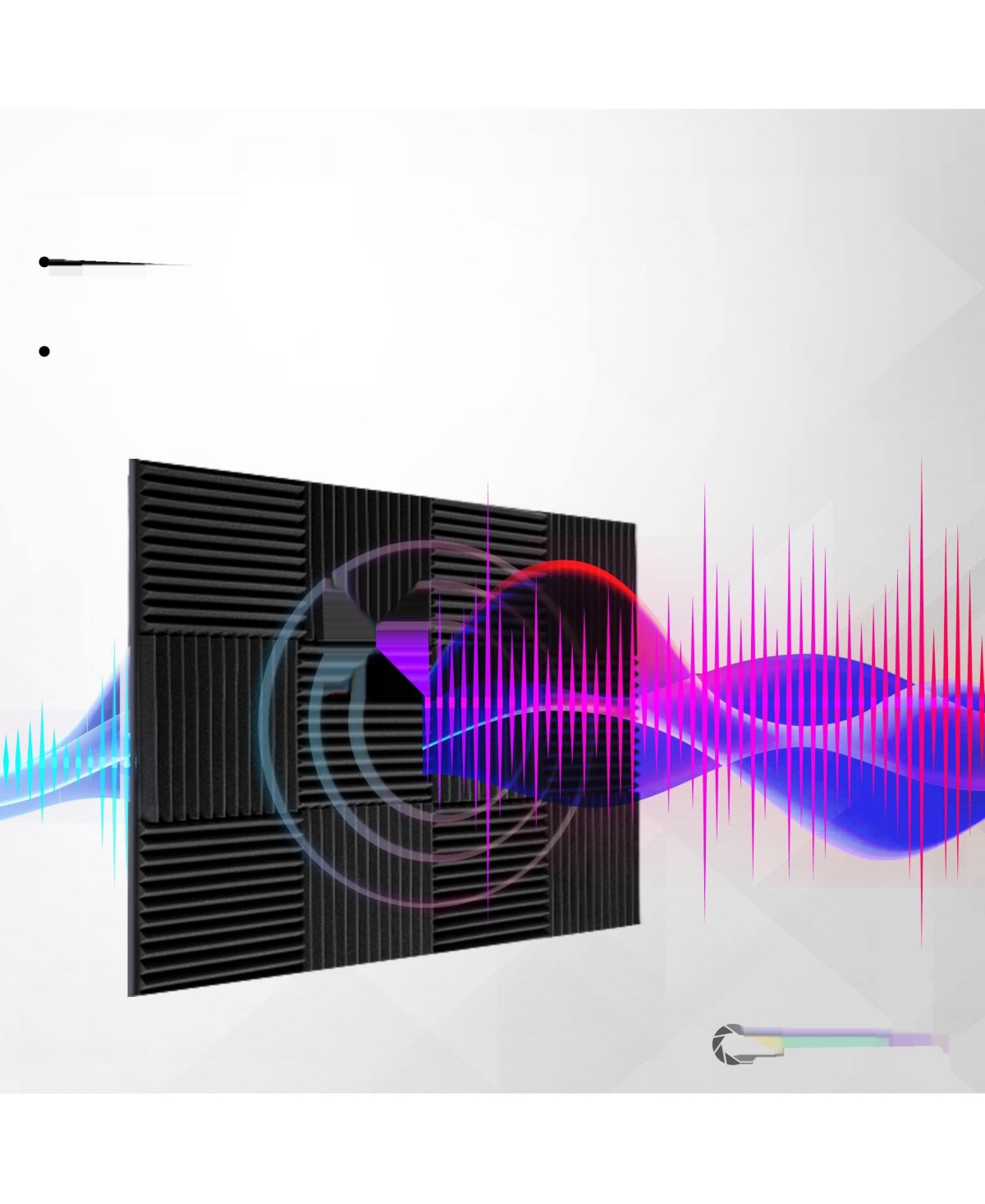 Fstop Labs Mushroom Wedge Acoustic Foam Panels 12