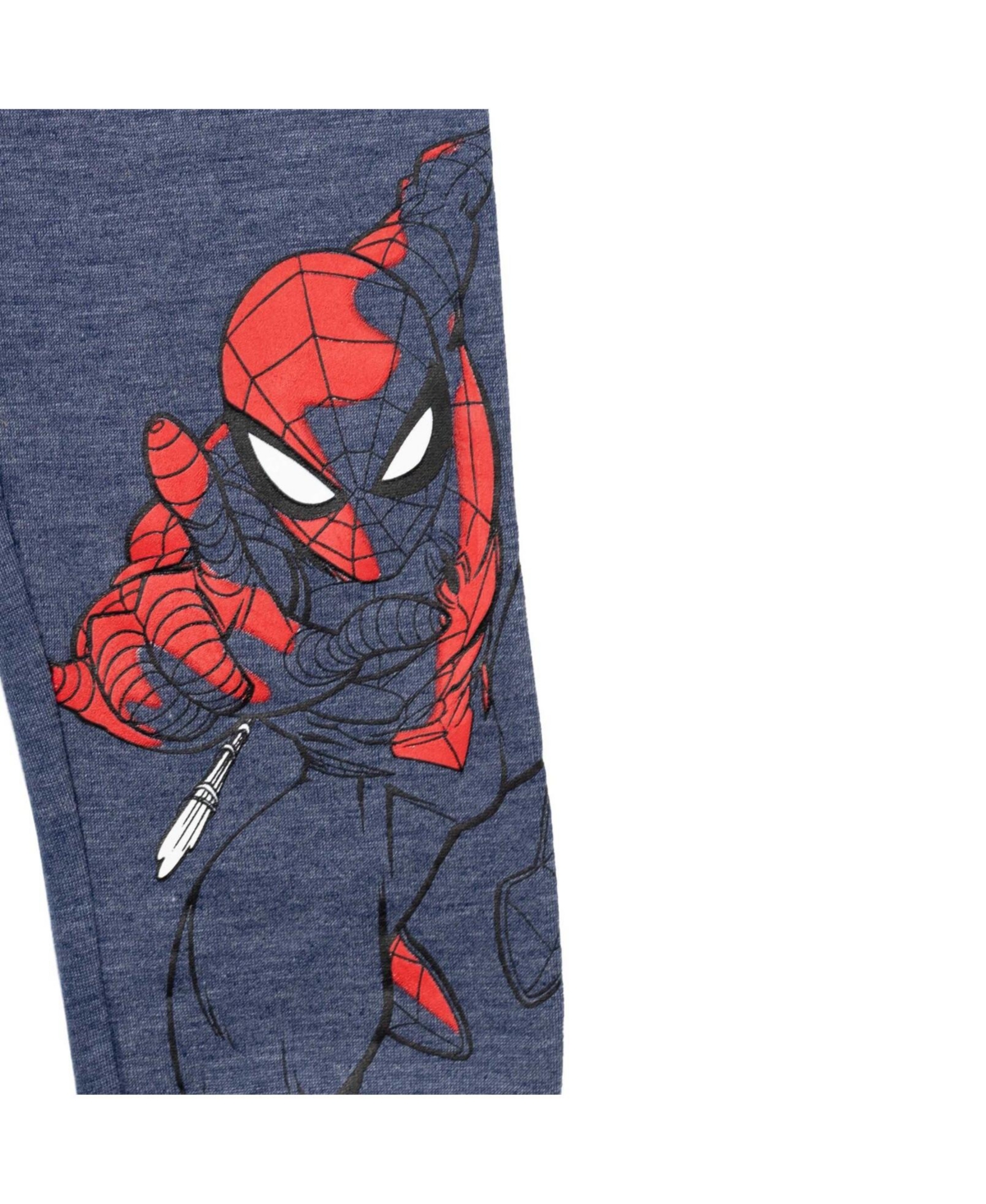 Marvel Toddler Boys Avengers Spider-Man Fleece 2 Pack Pants to -/ grey