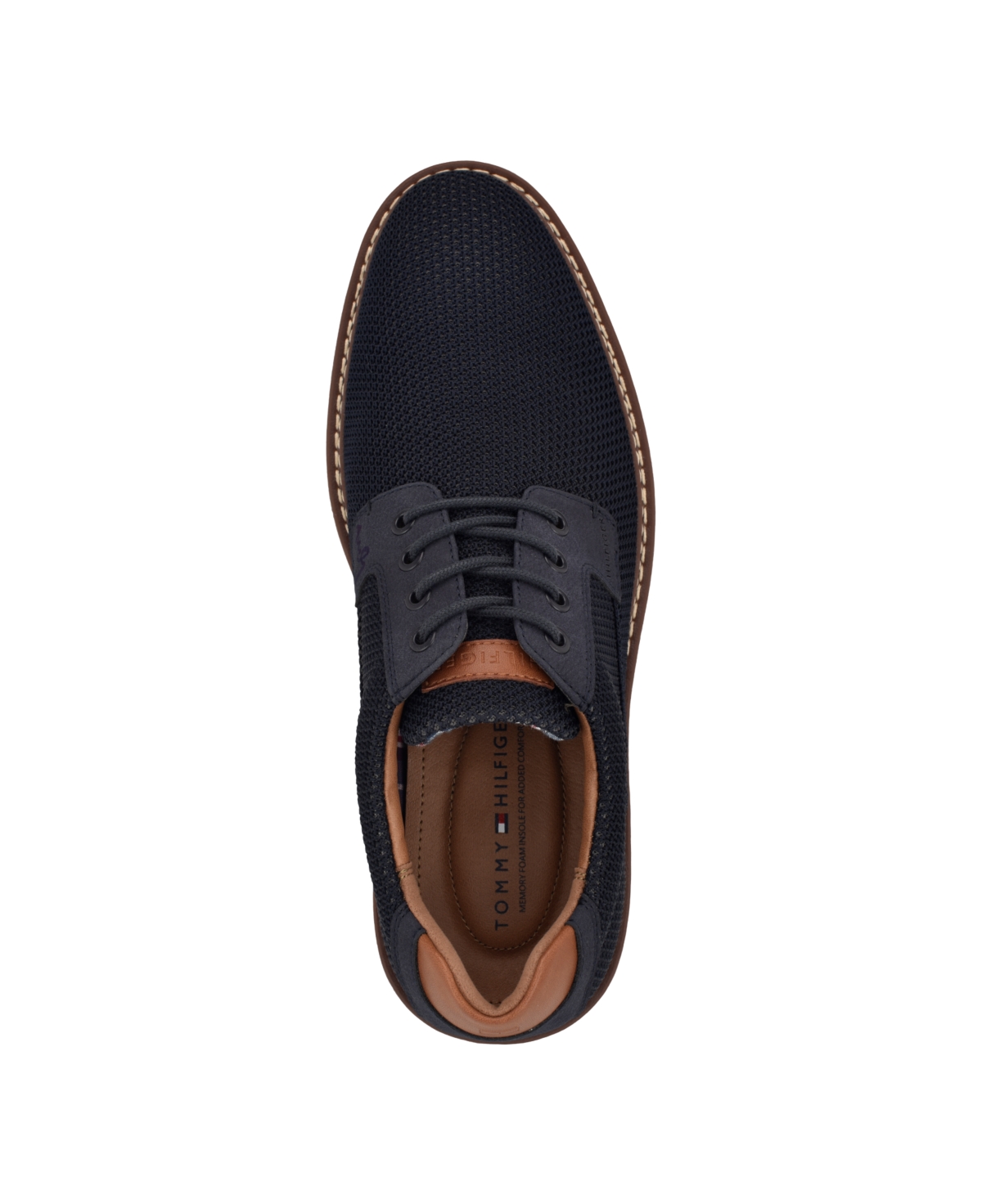 Tommy Hilfiger Men's Hiser Casualized Hybrid Oxfords In Black Multi