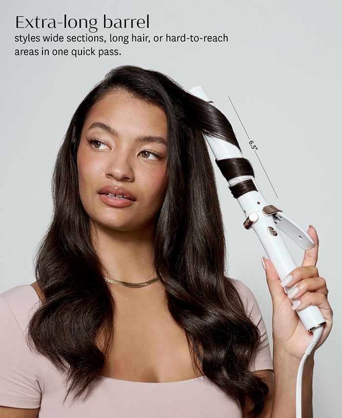 T3 SinglePass Curl X 1 Ceramic Extra-Long Barrel Curling Iron in Satin Blush - No Size