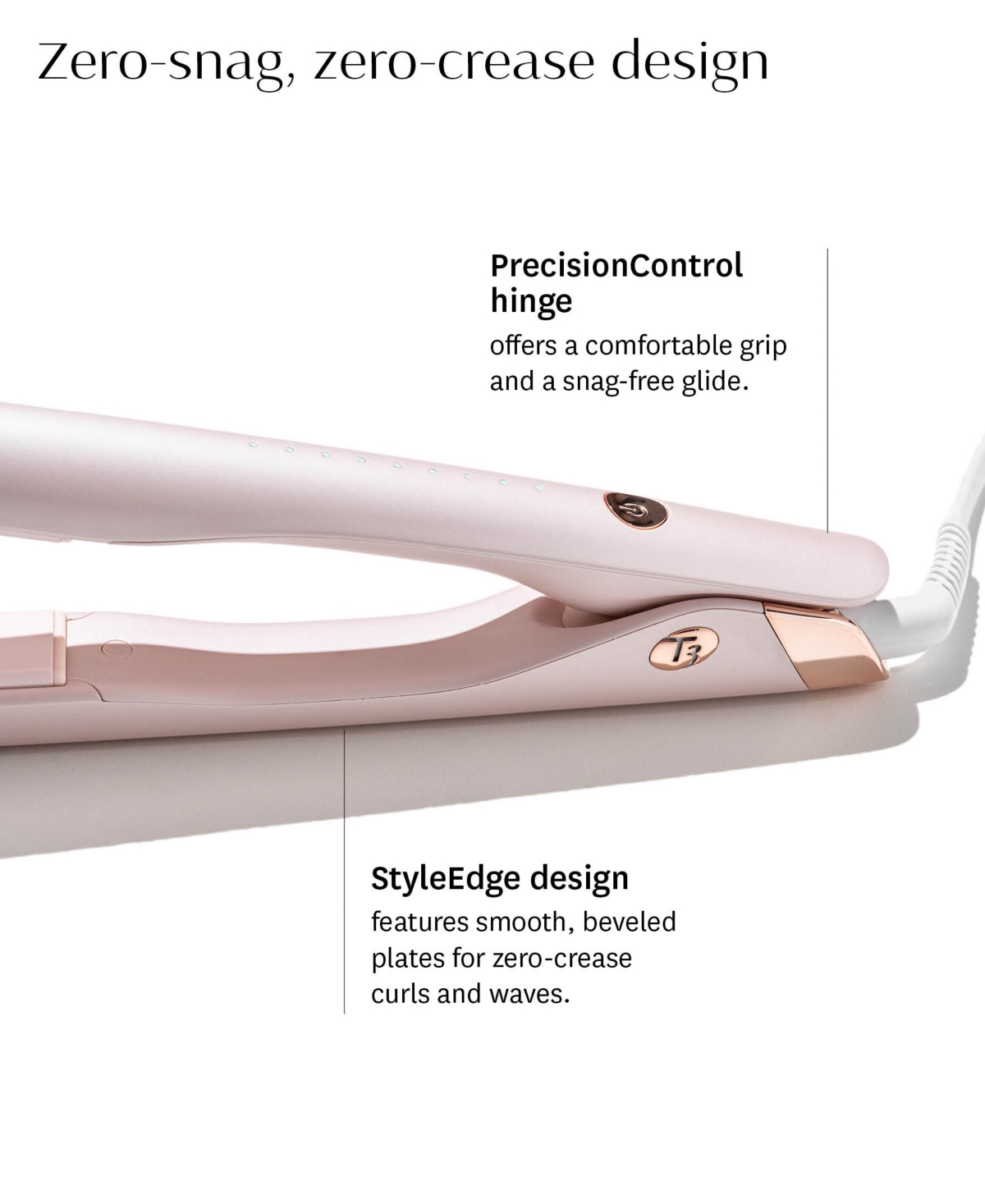 T3 Singlepass Smooth X Professional Flat Iron With Extra-long Plates In No Color