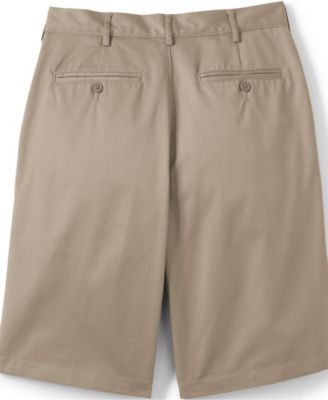 Men's 11" Plain Front Blend Chino Shorts