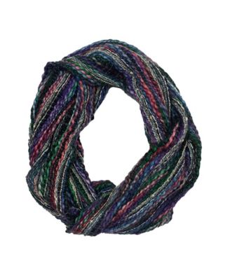 Artisan Woven Luna Infinity 100% Recycled Acrylic Multi Colored Winter Scarf