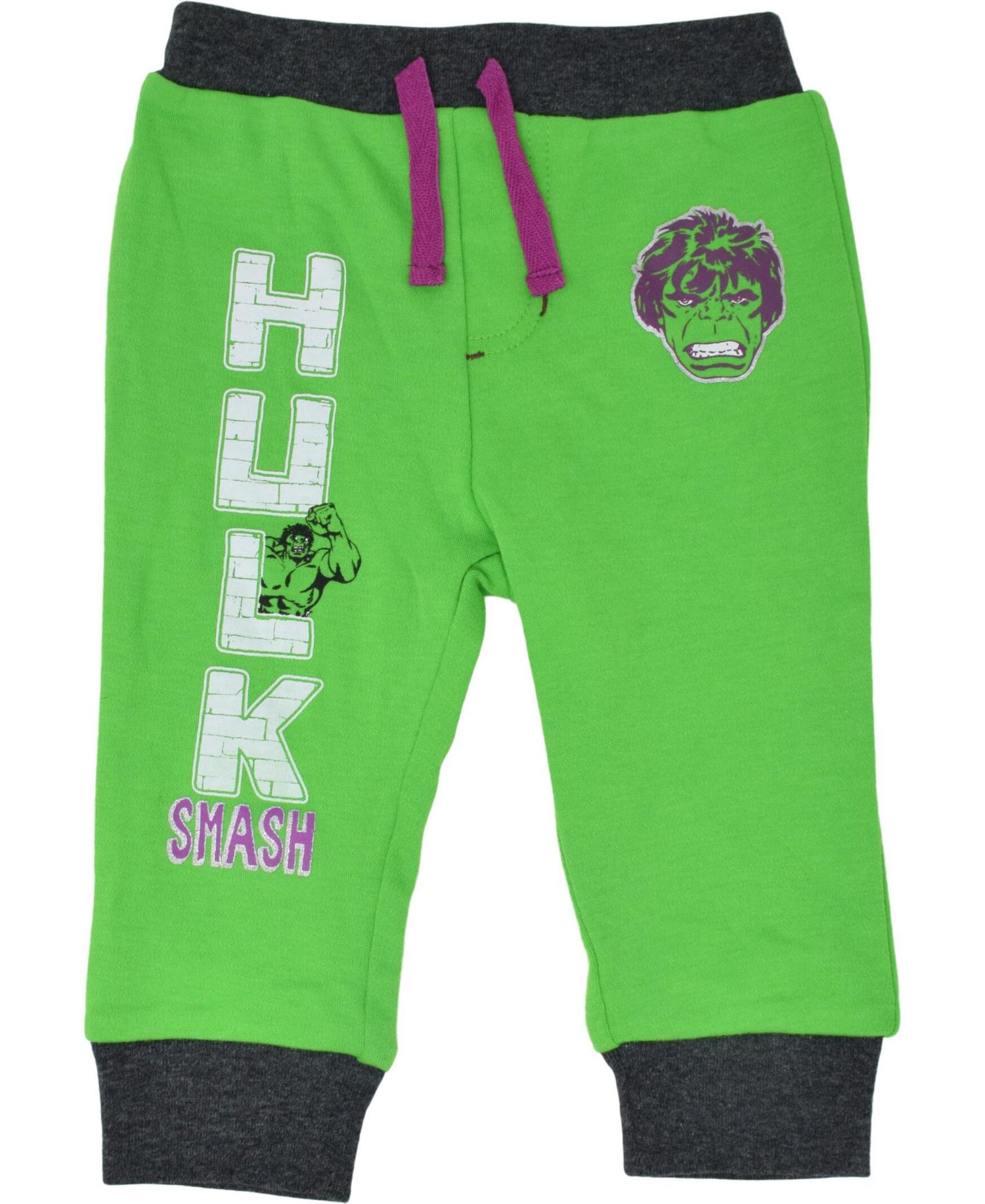 Baby Boys Hulk Black Panther Captain America 4 Pack Jogger Pants Newborn to