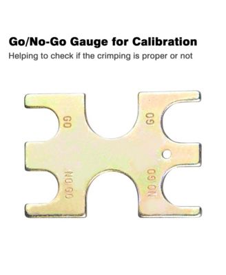 1/2" 3/4" PEX Crimper Copper Ring Crimping Tool Kit with Go/no Go Gauge 2 Pack