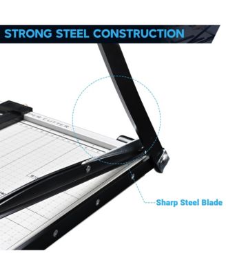 15" Cut Length B4 Paper Cutter Guillotine 12 Sheet Cutting Machine Photo Trimmer