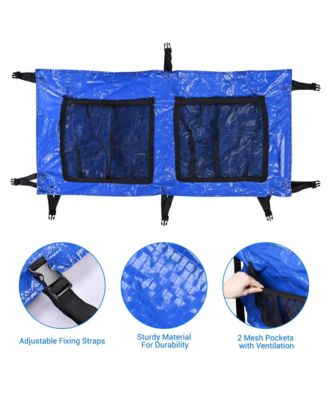 Trampoline Shoe Bag Bounce Accessory Mesh Pocket Adjustable Strap Outdoor Home