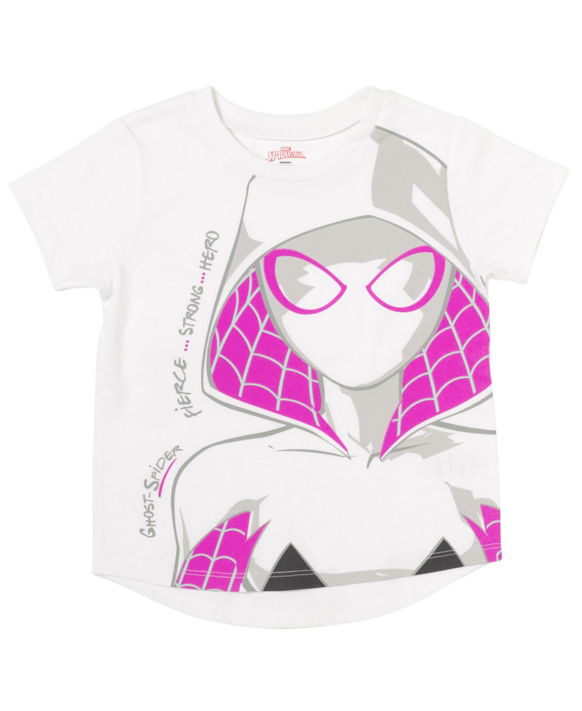 Marvel Girls Spider-Verse Spider-Gwen Ghost Spider 3 Pack T-Shirts to -/ purple / blue