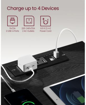 Nightstand with Charging Station for Convenient Power Access and Sleek Design