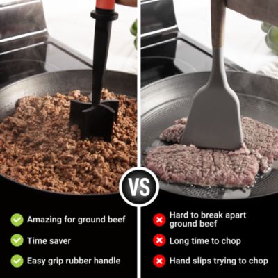 2 Pack Ground Beef Chopper Tool Hamburger Smasher Tool