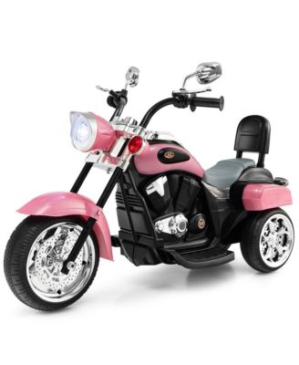 6V Kids Ride On Chopper Motorcycle 3 Wheel Trike with Headlight