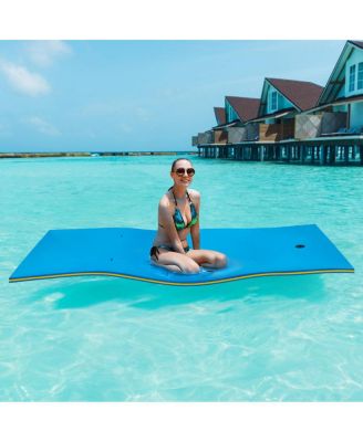 3-Layer Relaxing Tear-proof Water Mat-Blue