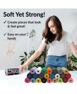 100% Cotton Macrame 3mm Cord Pink