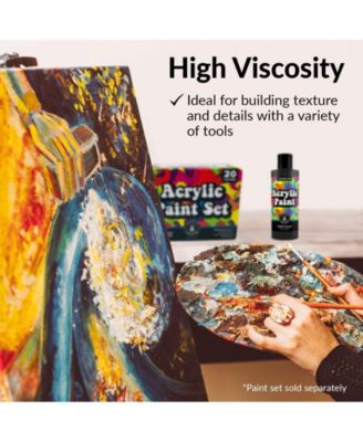 8oz Acrylic Paint Black