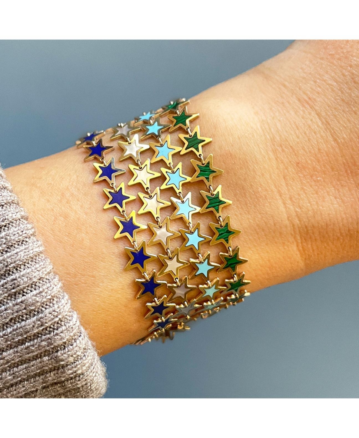 The LoveryStar Bracelet 14K Gold - Turquoise
