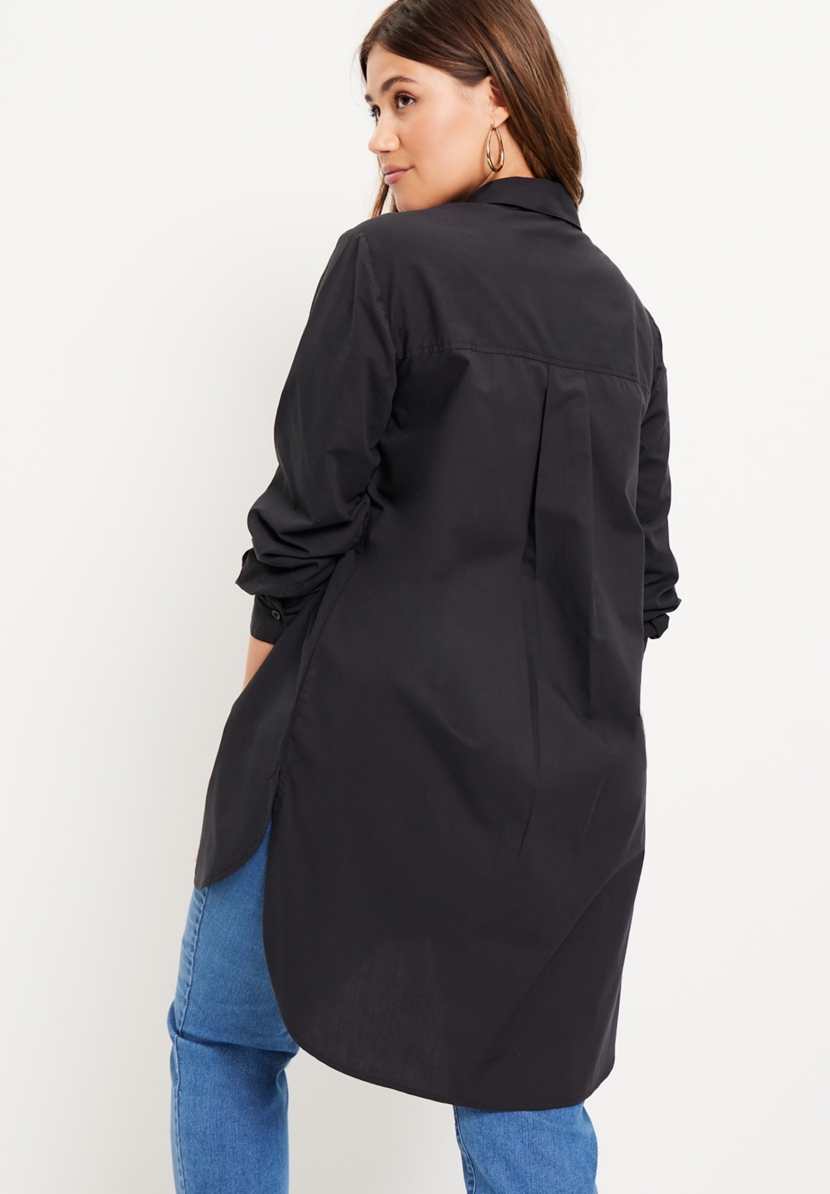 June + Vie Plus Size June + Vie Poplin La Vie Max Tunic