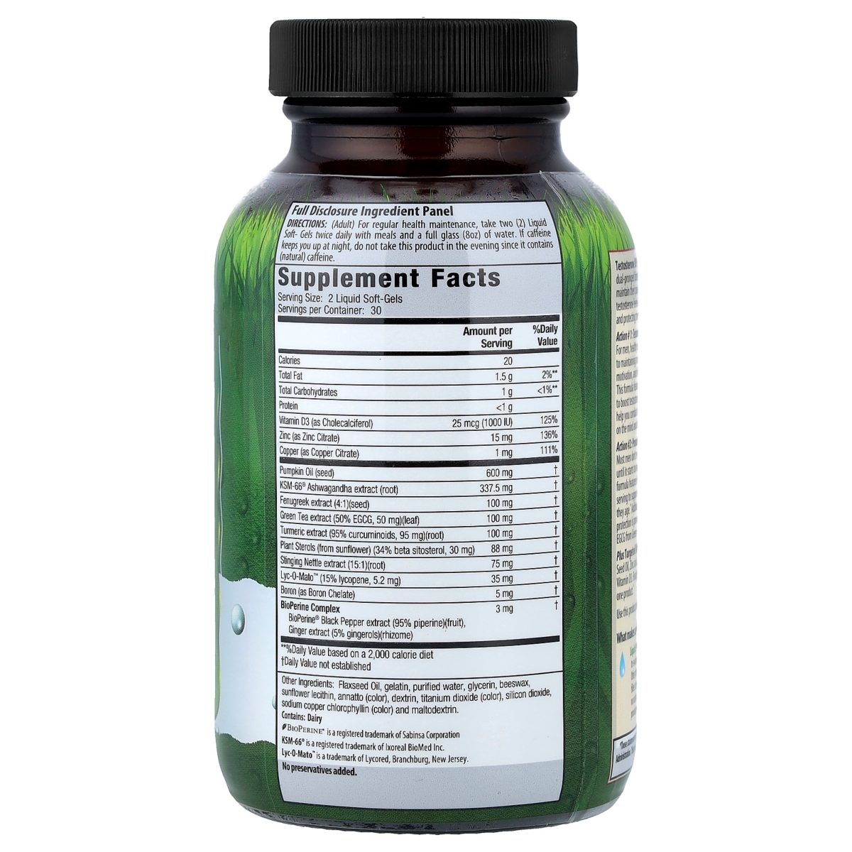 Irwin Naturals Testosterone Up Prostate Defense Dual-Action