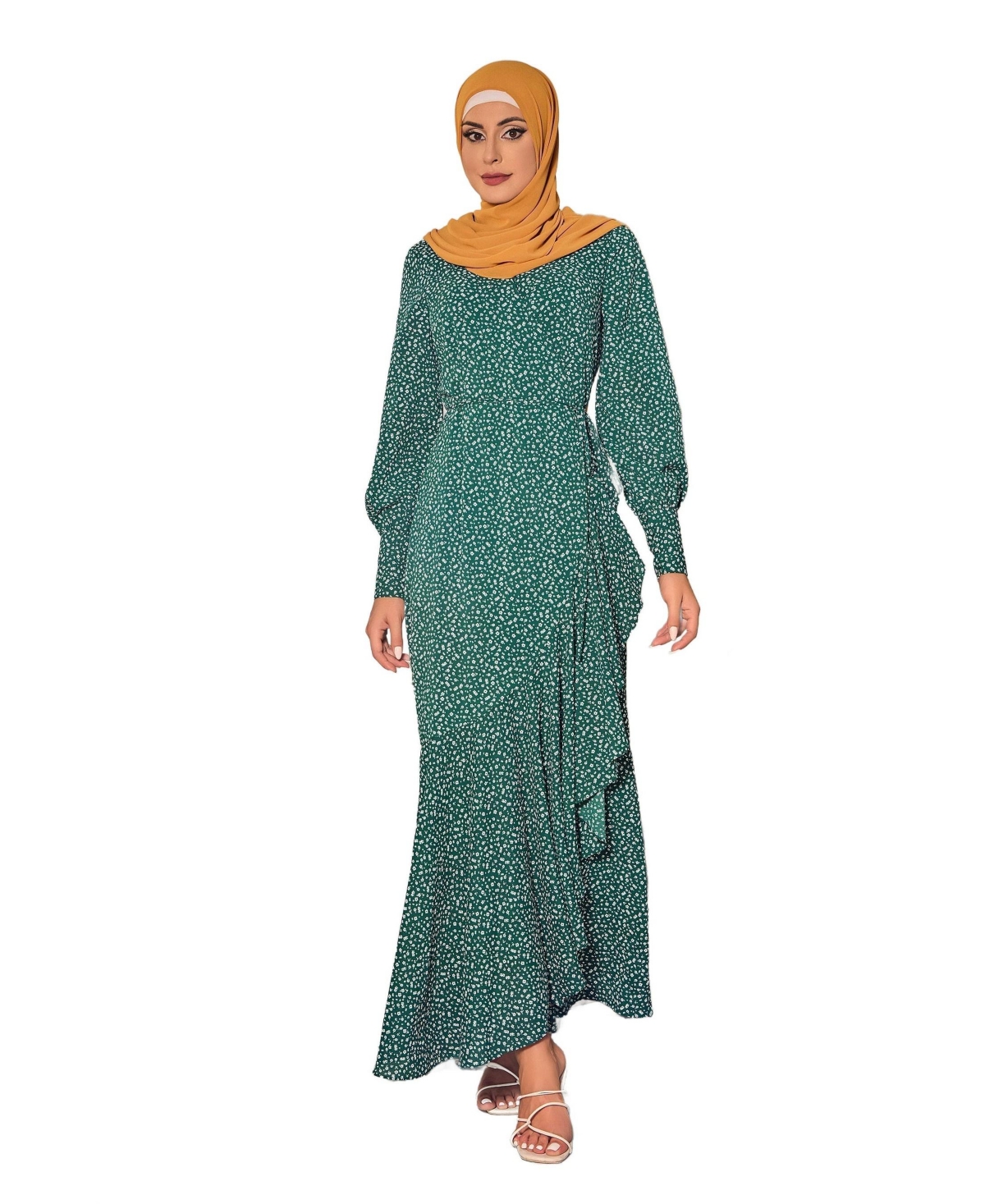Women's Mint Sheath Abaya Maxi Dress - Mint