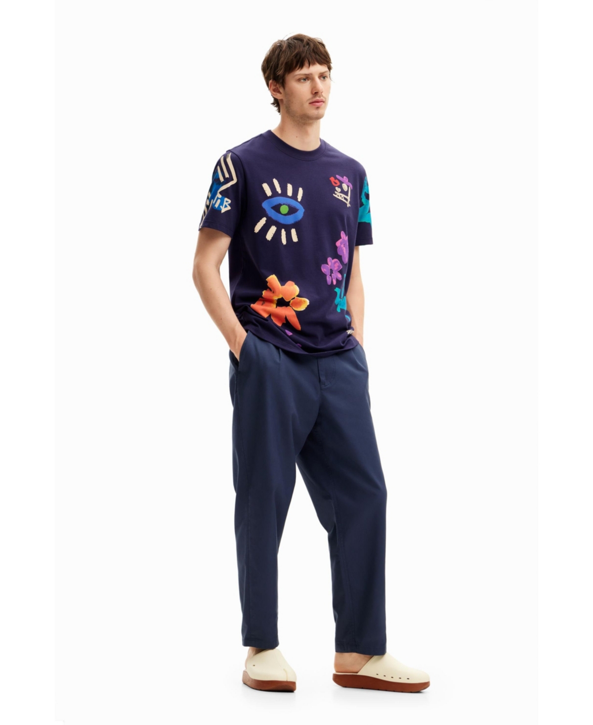 Desigual Men's Illustrated T-shirt