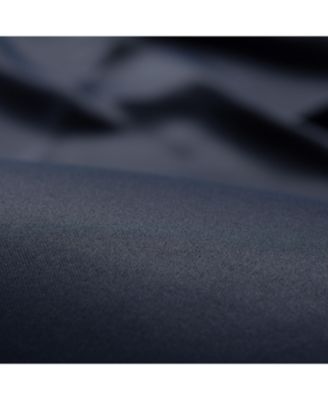 Premium 2-Panel Solid Contemporary Room Darkening Curtains - 3-in-1 Back Tab, Rod Pocket, Ring Tab  - for Windows Living Room Bedroom