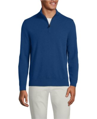 Men's Fine Gauge Cashmere Quarter Zip