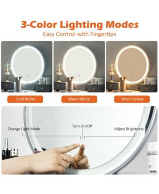 Vanity Table Set with Mirror