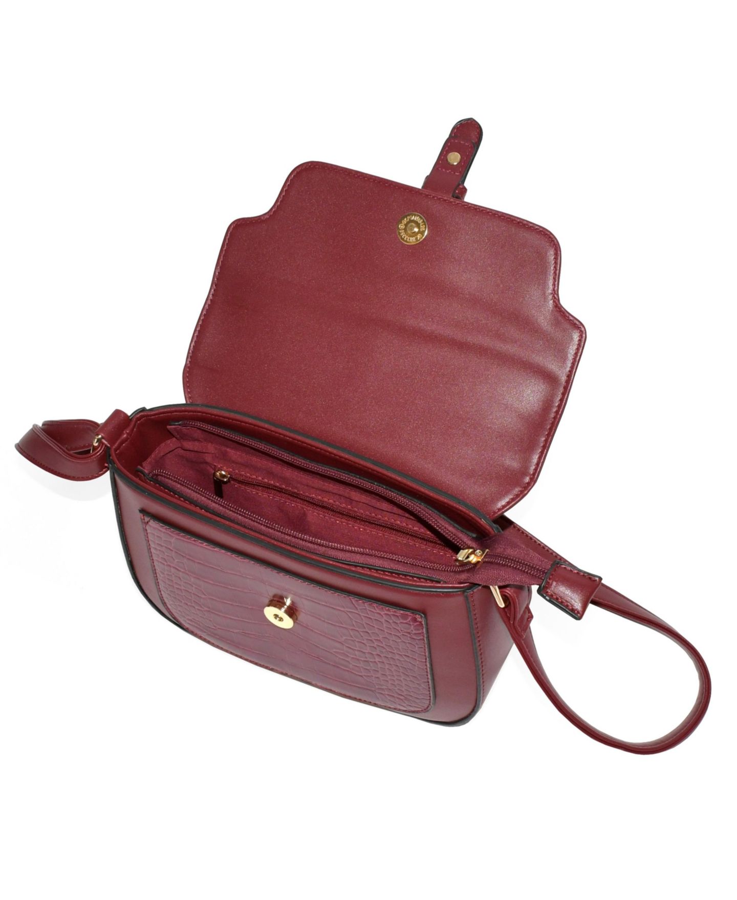 Женская сумка Nicci Ladies' Crossbody Bag with Buckle, цвет: Чёрный — фото 3