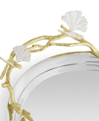 Butterfly Ginkgo Gold Medium Tray