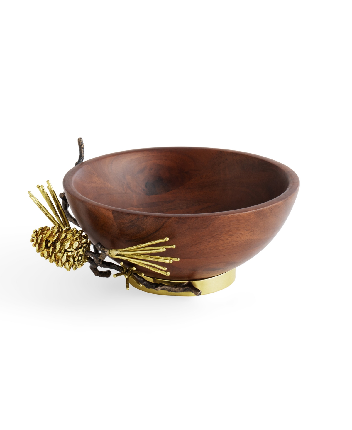 Shop Michael Aram Pinecone Wood Small Bowl In No Color